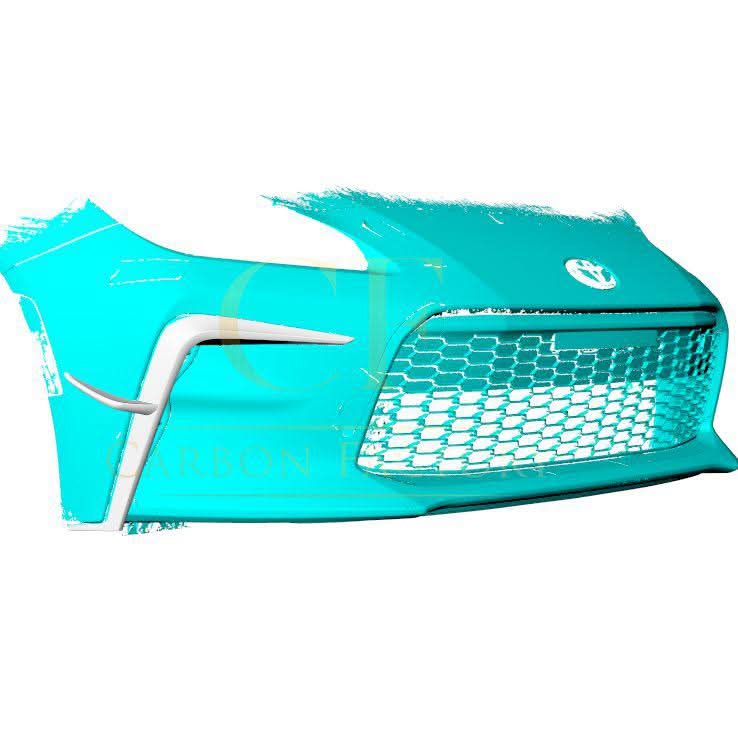 V Style Carbon Fibre Front Bumper Canards for Toyota GR86 22-Present - Carbon Factory