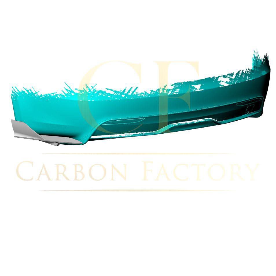 V Style Carbon Fibre Rear Bumper Extensions for Tesla Model S Facelift 21-Present - Carbon Factory