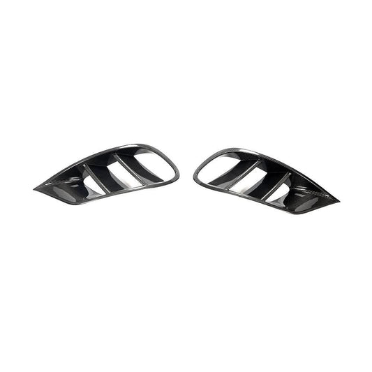 Carbon Fibre Front Fog Trims for Mercedes Benz W222 S Class Coupe 14-17 - Carbon Factory