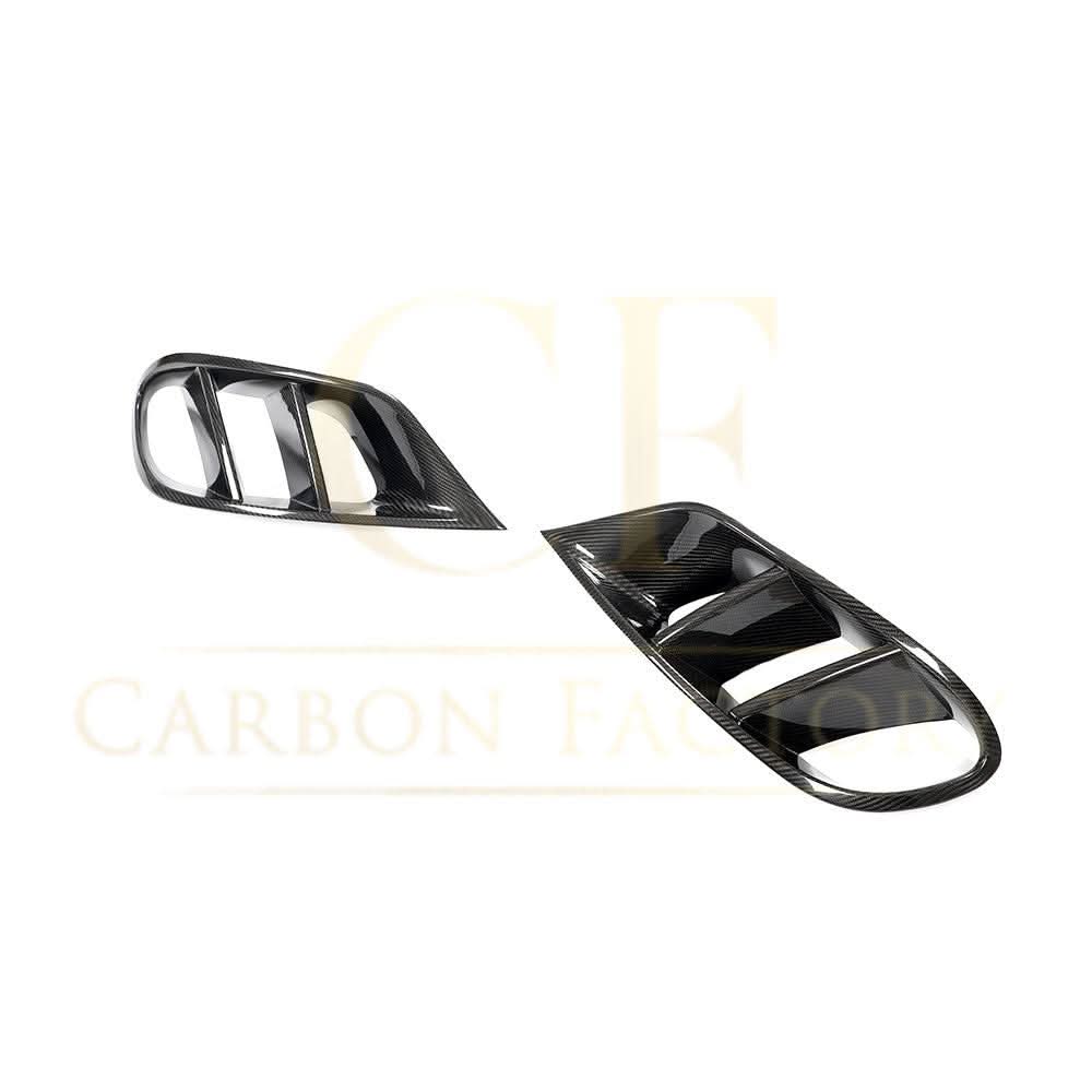 Carbon Fibre Front Fog Trims for Mercedes Benz W222 S Class Coupe 14-17 - Carbon Factory