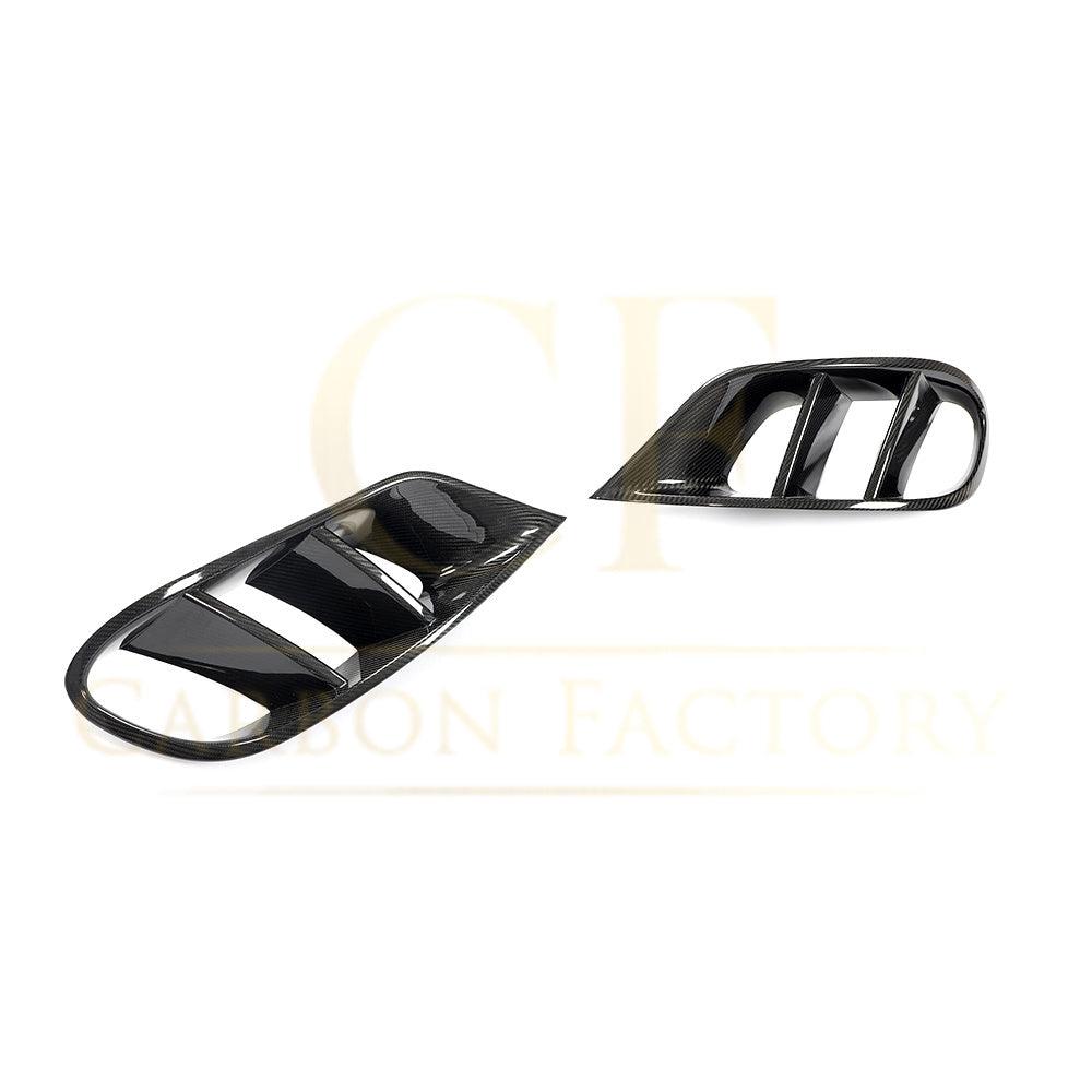 Carbon Fibre Front Fog Trims for Mercedes Benz W222 S Class Coupe 14-17 - Carbon Factory