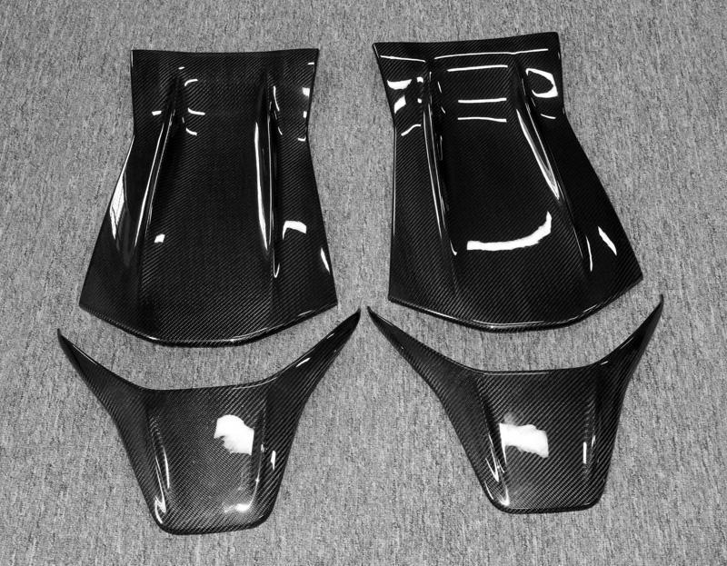 Carbon Fibre Seat Covers (Set of 2) for Mercedes Benz AMG W176 A45 CLA45 GLA45 - Carbon Factory