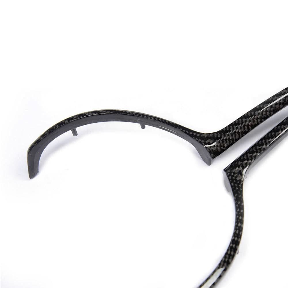 Carbon Fibre Steering Wheel Trim for BMW F80 M3 F82 F83 M4 F10 M5 F06 F12 F13 M6 14-20 - Carbon Factory