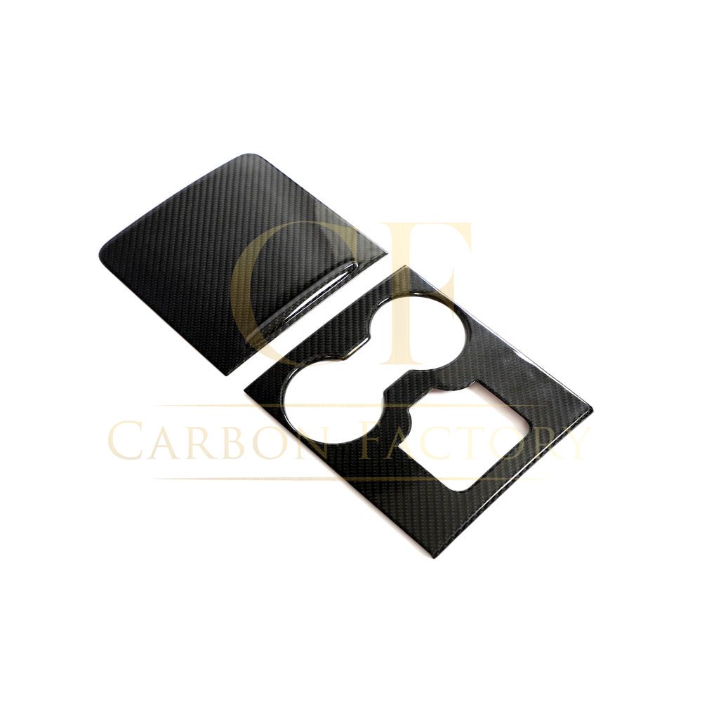 Pre-Preg Carbon Fibre Centre Console Cover for Tesla Model 3 & Y 16-23 - Carbon Factory