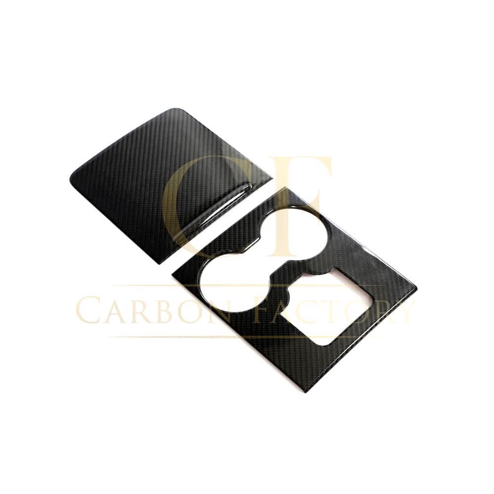 Pre-Preg Carbon Fibre Centre Console Cover for Tesla Model 3 & Y 16-23 - Carbon Factory