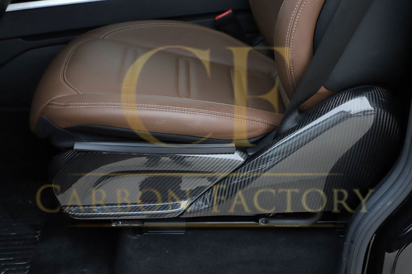 Pre-Preg Carbon Fibre Seat Trim Covers for Mercedes W464 G Class G Wagon 19-Present - Carbon Factory