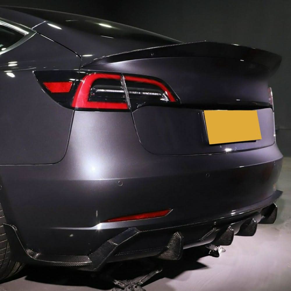 V Style Carbon Fibre Kit for Tesla Model 3 16-23 - Carbon Factory