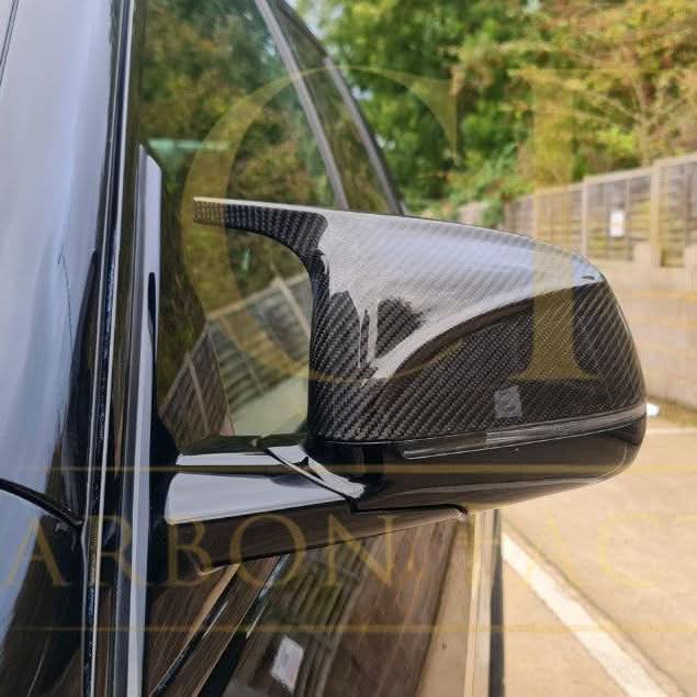 CF Style Carbon Fibre Replacement Mirror Covers for BMW G01 X3 G02 X4 G05 X5 G06 X6 G07 X7 18-25 - Carbon Factory