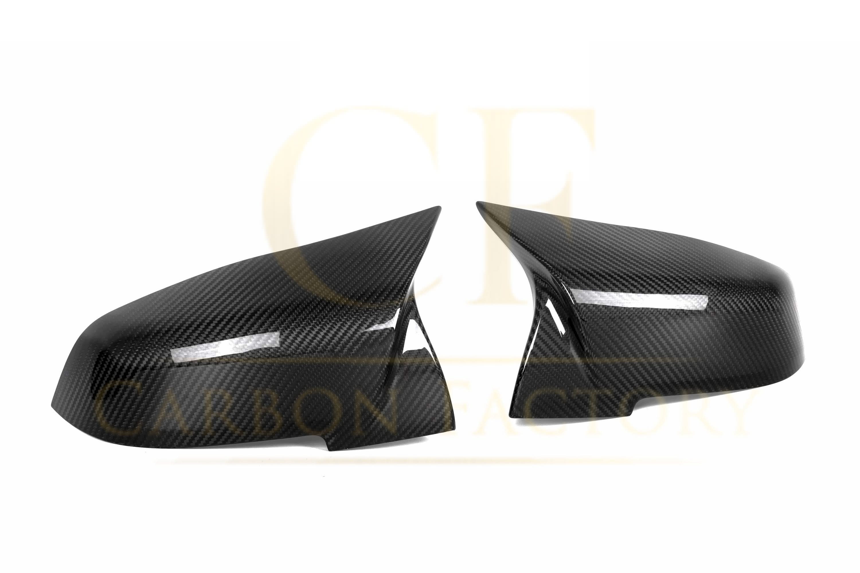 M4 Style Carbon Fibre Replacement Mirror Covers for BMW 3 Series F30 F31 F34 F35 13-19 - Carbon Factory
