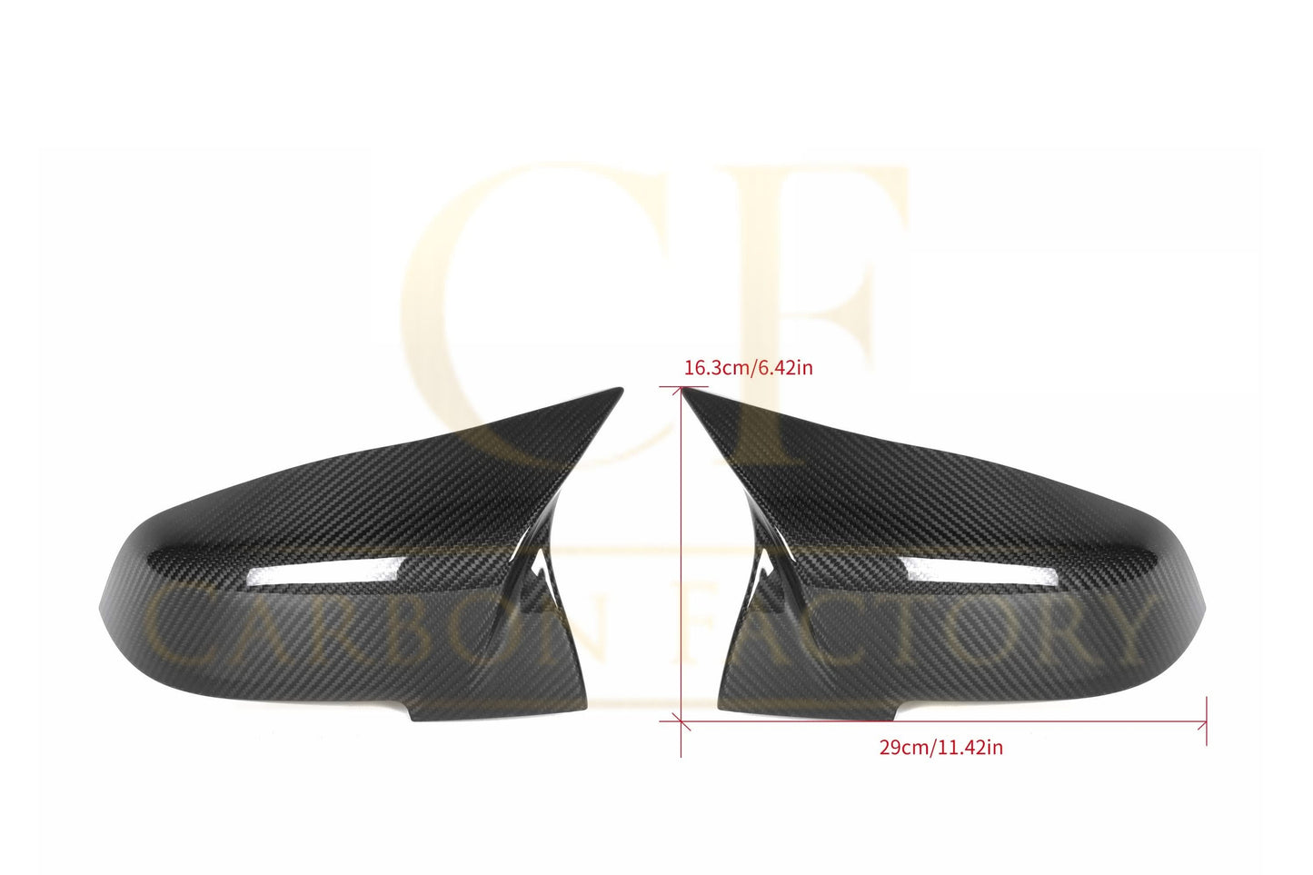 M4 Style Carbon Fibre Replacement Mirror Covers for BMW 3 Series F30 F31 F34 F35 13-19 - Carbon Factory