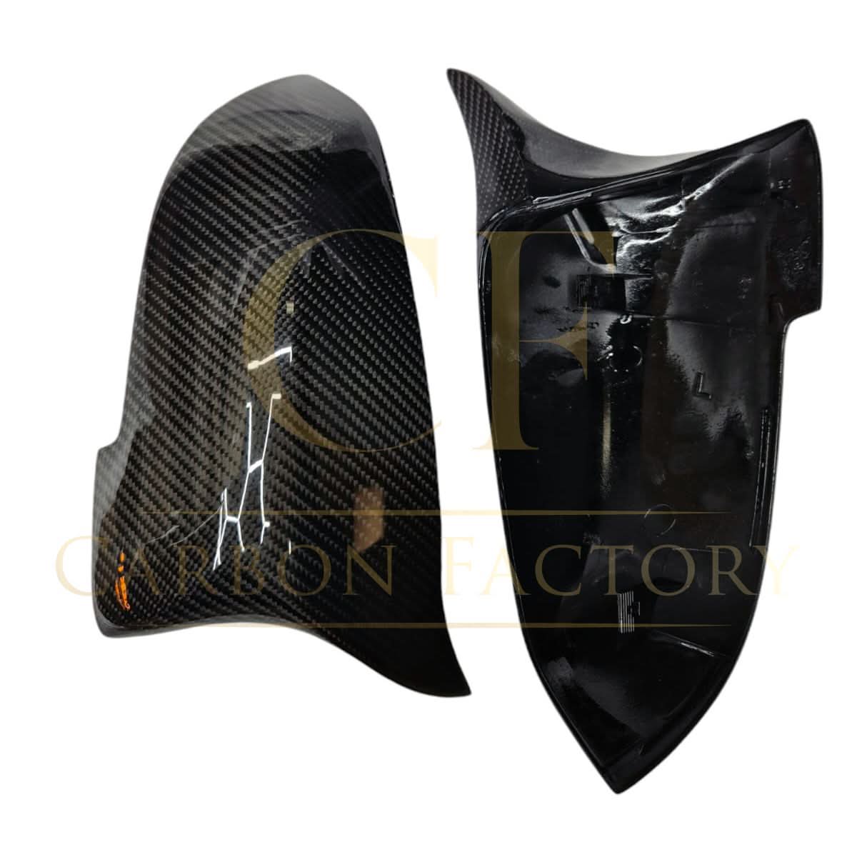MP Style Carbon Fibre Replacement Mirror Covers for BMW F06 F12 F13 6 Series LCI F01 F02 - Carbon Factory