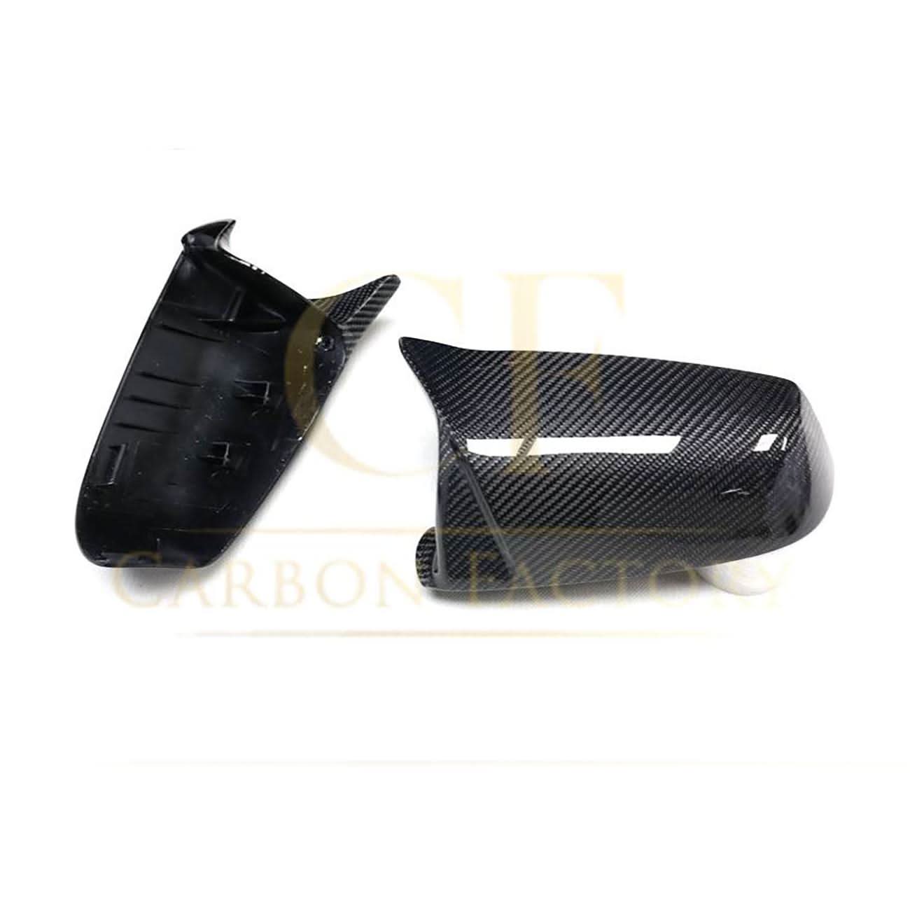 MP Style Carbon Fibre Replacement Mirror Covers for BMW F06 F12 F13 6 Series Pre-LCI F01 F02 - Carbon Factory