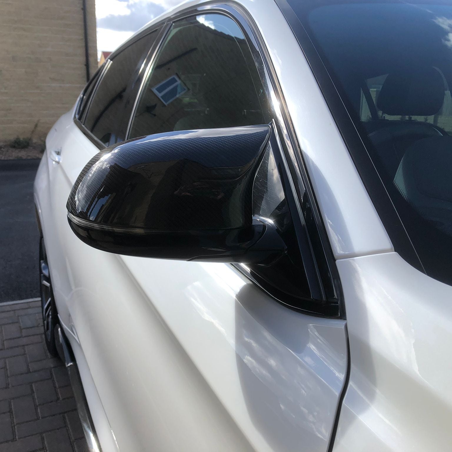 MP Style Carbon Fibre Replacement Mirror Covers for BMW F25 X3 F26 X4 F15 X5 F16 X6 14-18 - Carbon Factory