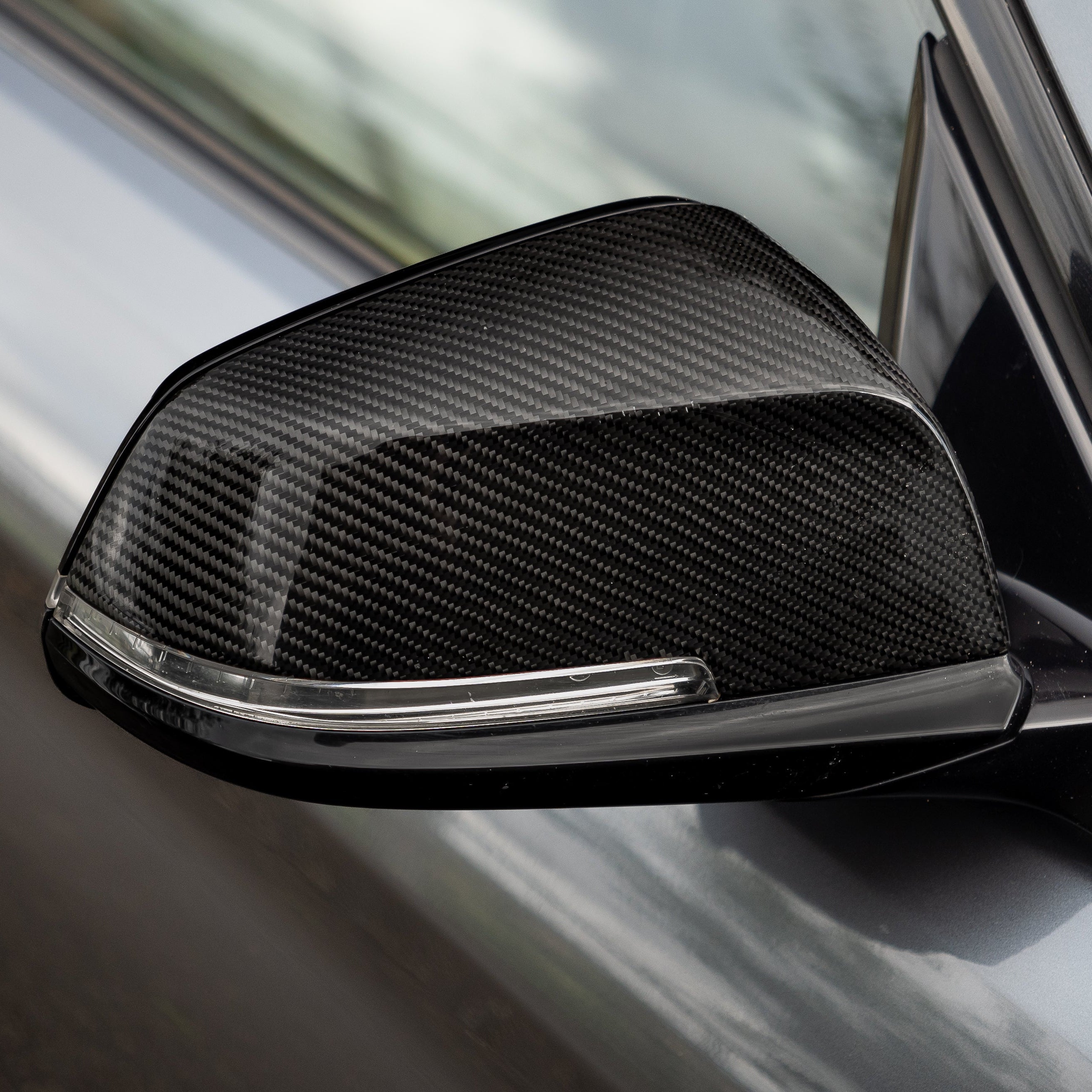 OEM Style Carbon Fibre Replacement Mirror Covers for BMW 1 2 3 4 Series - Carbon Factory