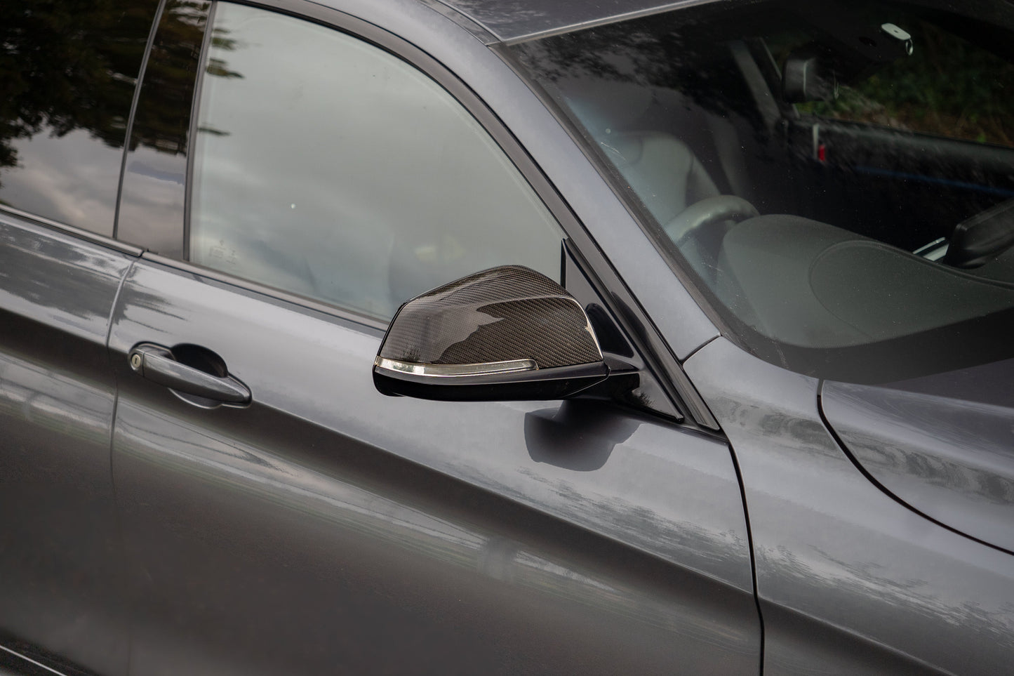 OEM Style Carbon Fibre Replacement Mirror Covers for BMW 1 2 3 4 Series - Carbon Factory