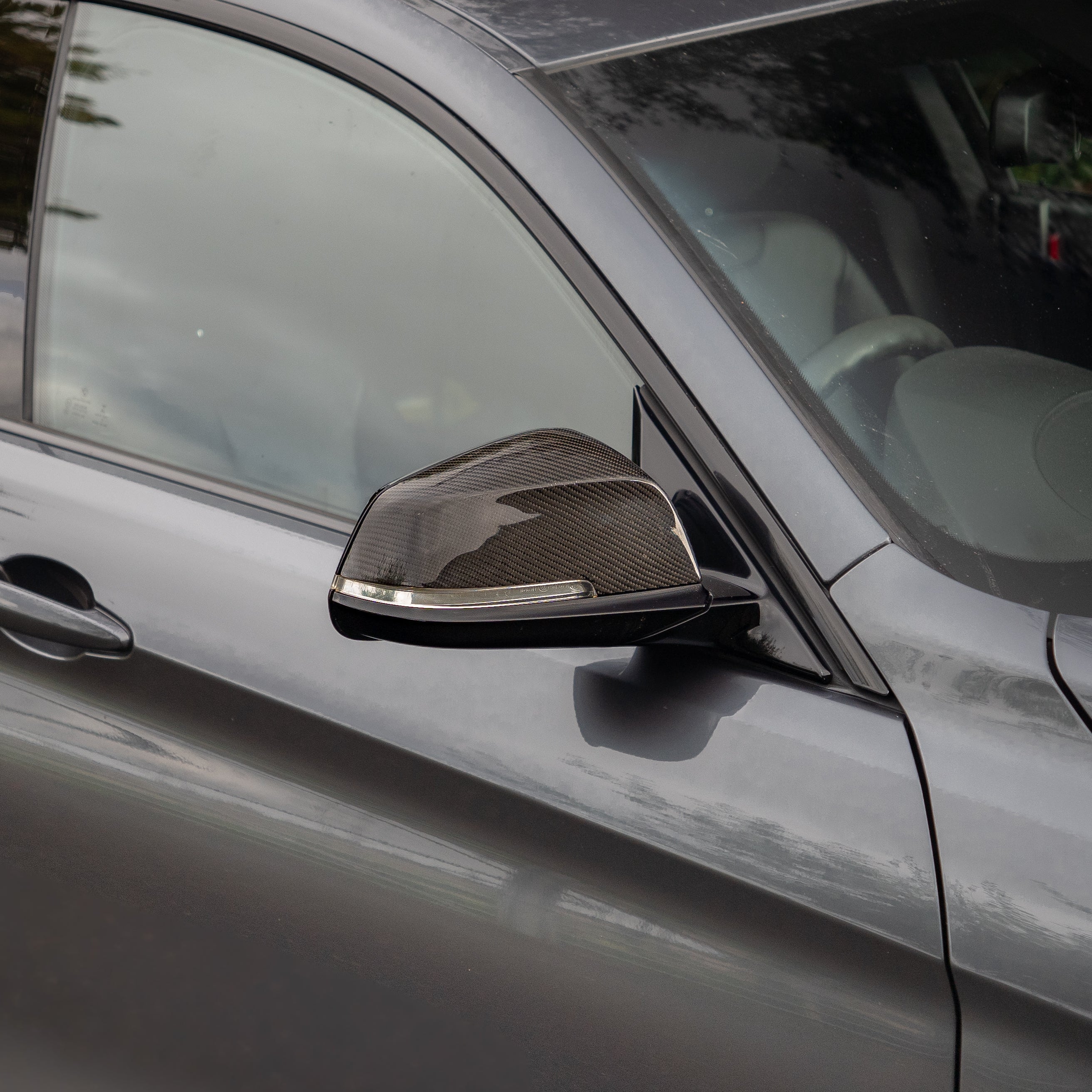 OEM Style Carbon Fibre Replacement Mirror Covers for BMW 1 2 3 4 Series - Carbon Factory