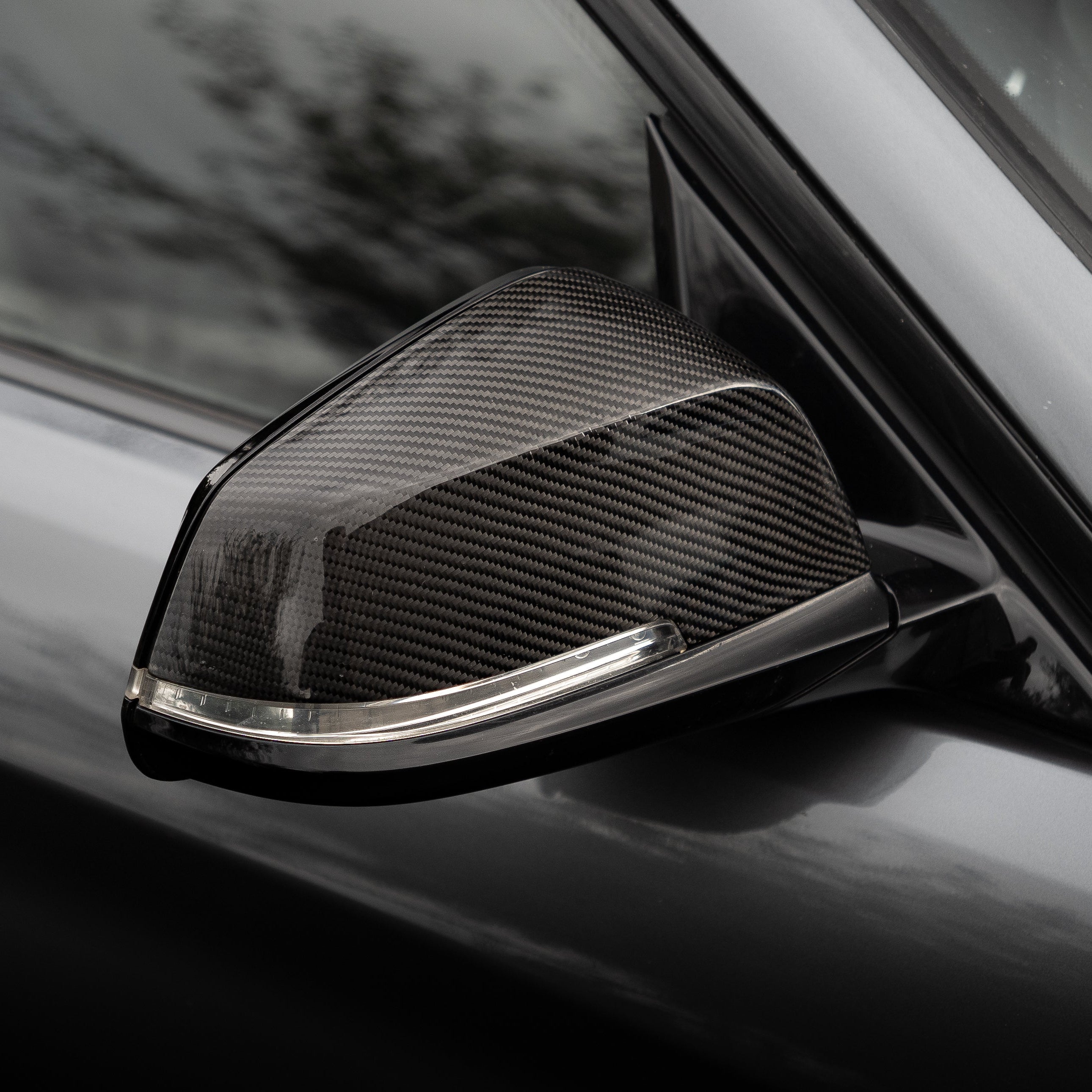 OEM Style Carbon Fibre Replacement Mirror Covers for BMW 1 2 3 4 Series - Carbon Factory