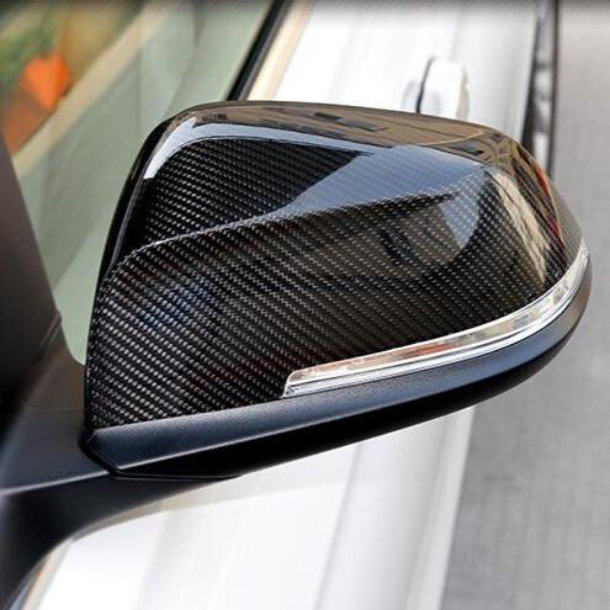 OEM Style Carbon Fibre Replacement Mirror Covers for BMW 1 2 3 4 Series - Carbon Factory