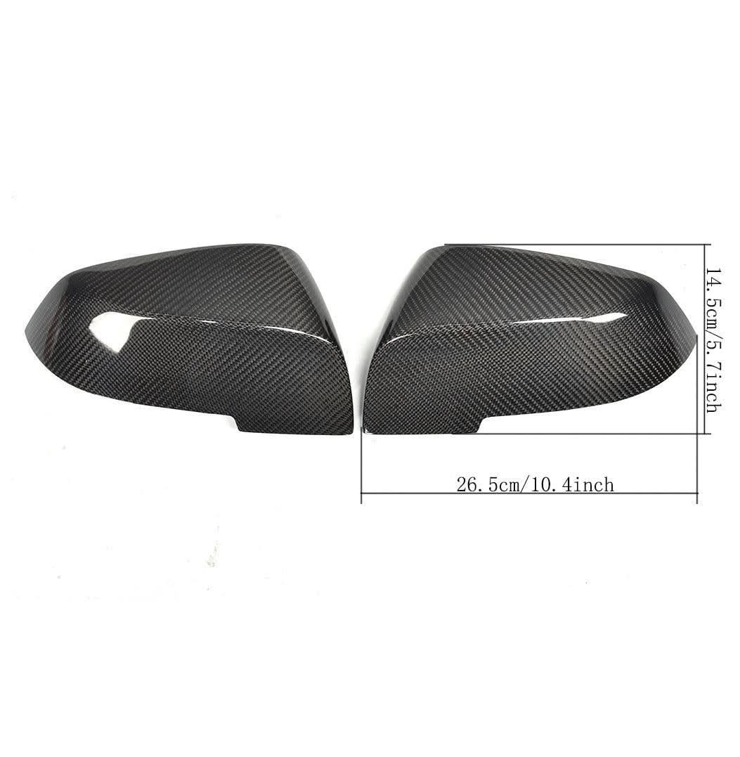 OEM Style Carbon Fibre Replacement Mirror Covers for BMW F10 5 Series LCI F06 F12 F13 6 Series F01 7 Series - Carbon Factory