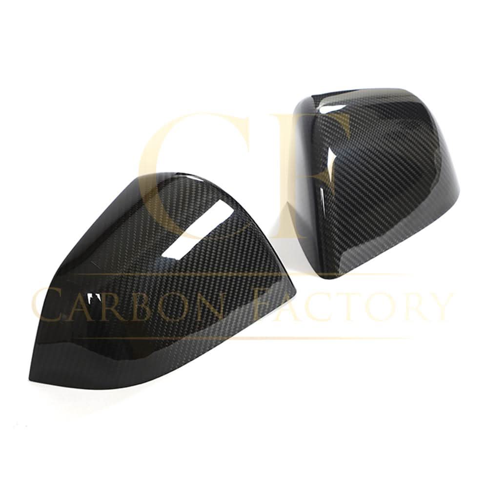 OEM Style Pre-Preg Carbon Fibre Mirror Covers for Tesla Model Y 19-24 - Carbon Factory