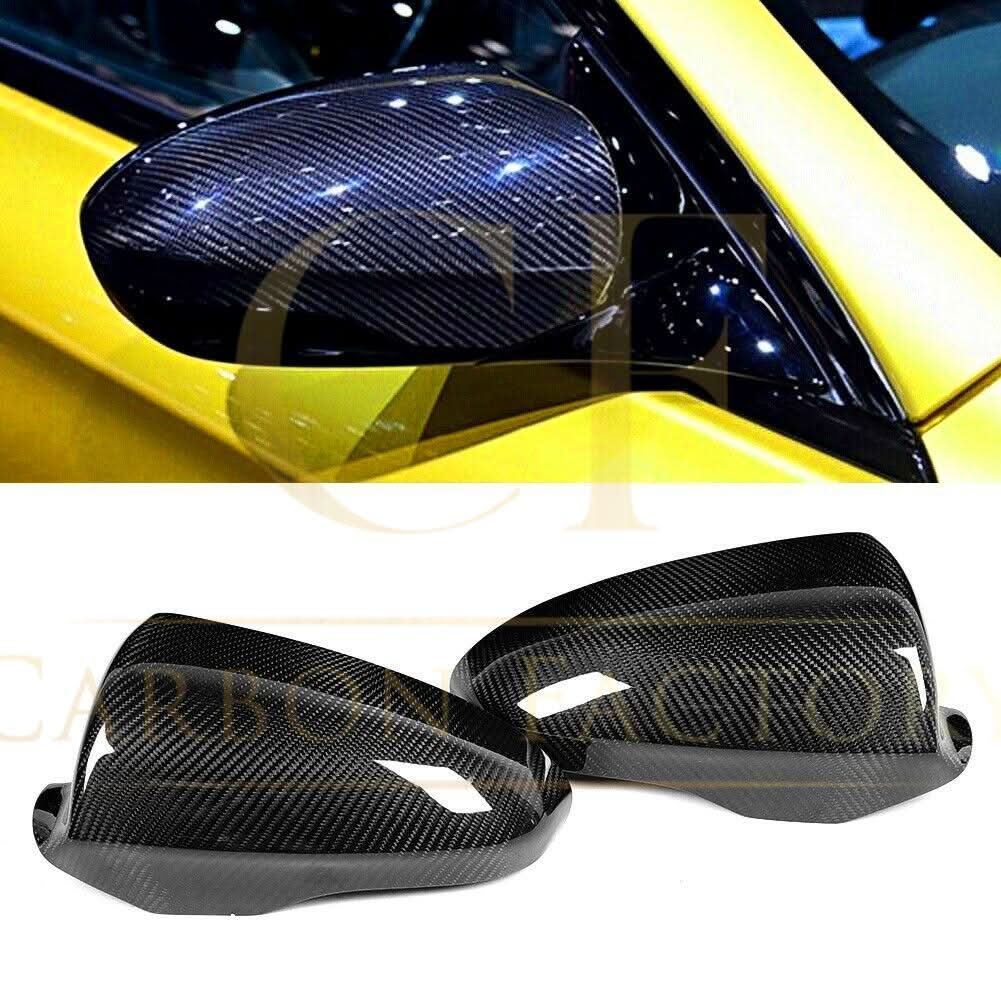 Pre-preg Carbon Fibre Replacement Mirror Covers for BMW F10 M5 F06 F12 F13 M6 12-16 - Carbon Factory