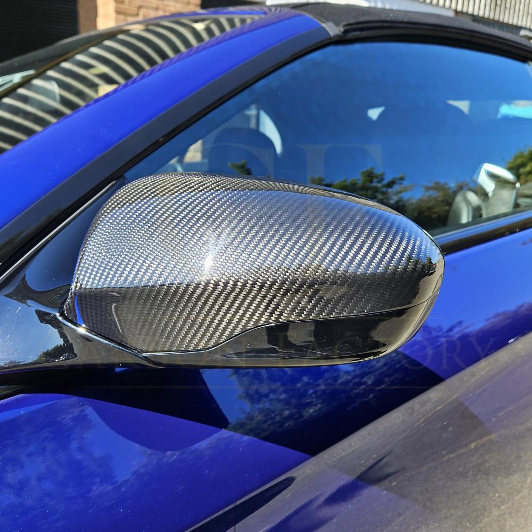 Pre-preg Carbon Fibre Replacement Mirror Covers for BMW F10 M5 F06 F12 F13 M6 12-16 - Carbon Factory