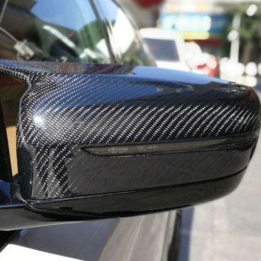 MP Style Carbon Fibre / Gloss Black Replacement Mirror Covers for BMW G11 G12 7 Series 15-23 - Carbon Factory