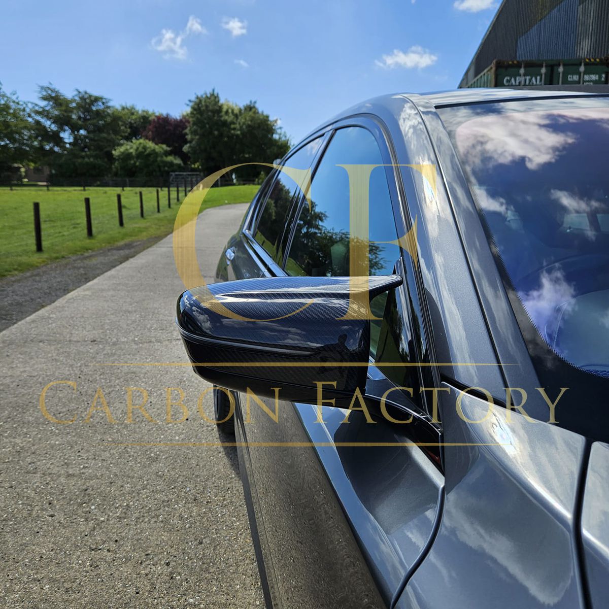 MP Style Carbon Fibre / Gloss Black Replacement Mirror Covers for BMW G11 G12 7 Series 15-23 - Carbon Factory