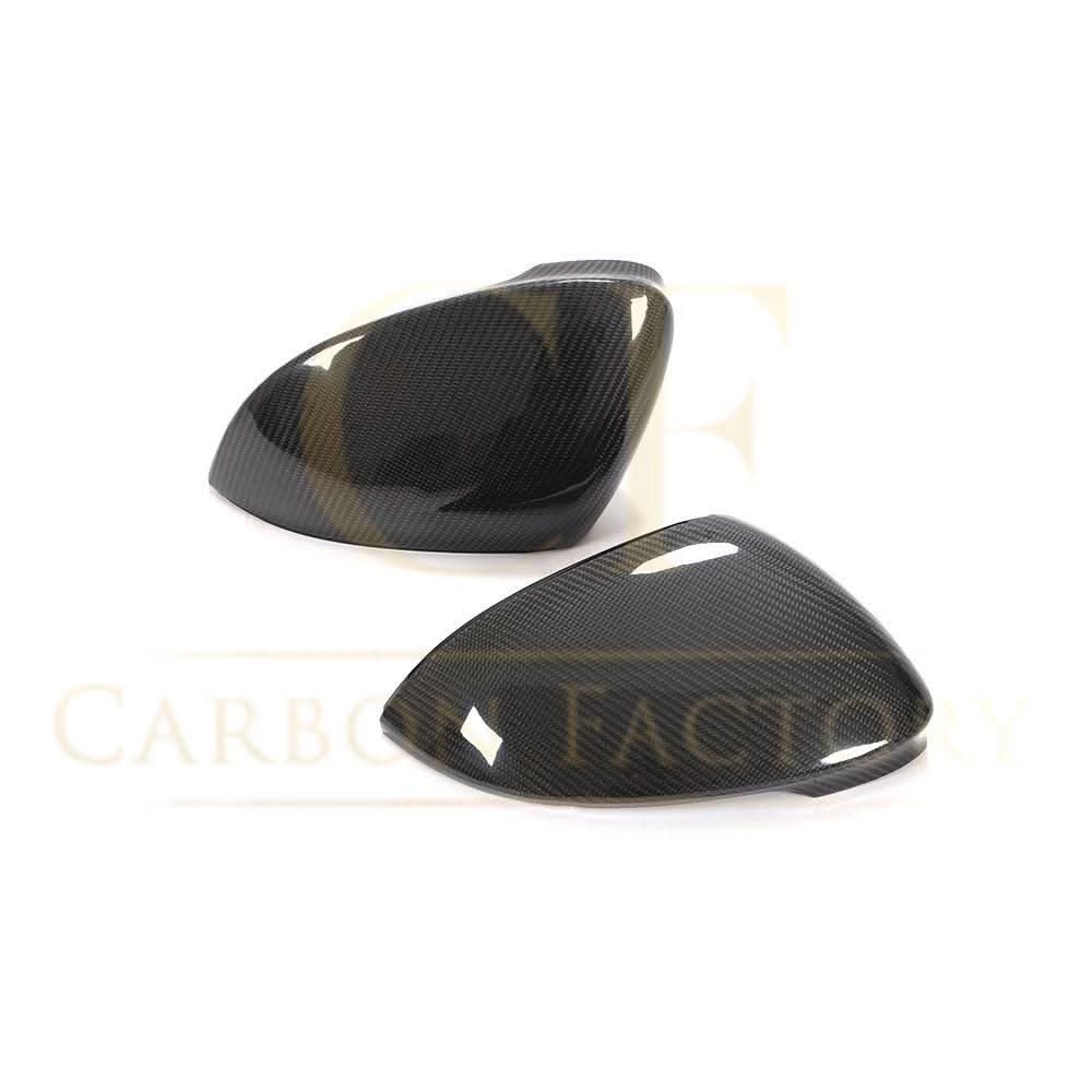 Carbon Fibre Replacement Mirror Covers for VW Golf MK8 inc GTI & R 21-Present - Carbon Factory