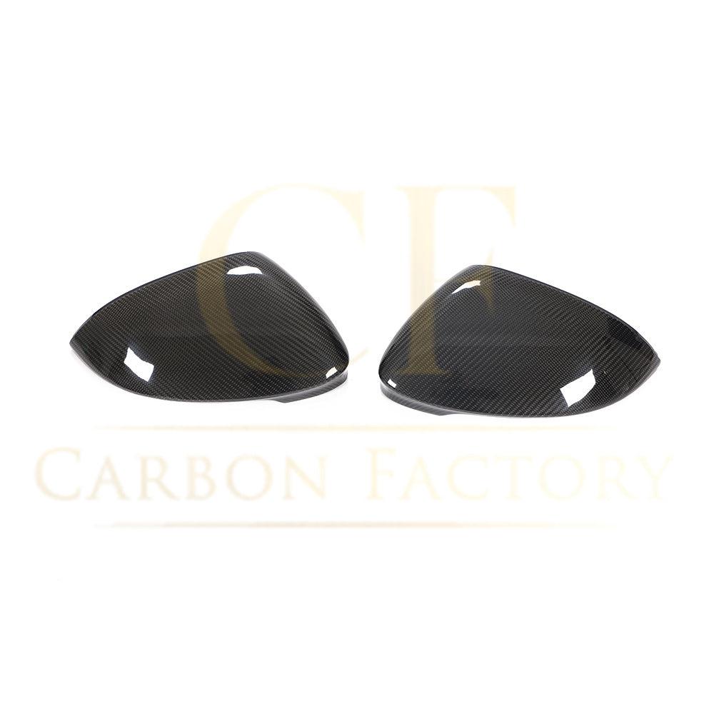 Carbon Fibre Replacement Mirror Covers for VW Golf MK8 inc GTI & R 21-Present - Carbon Factory