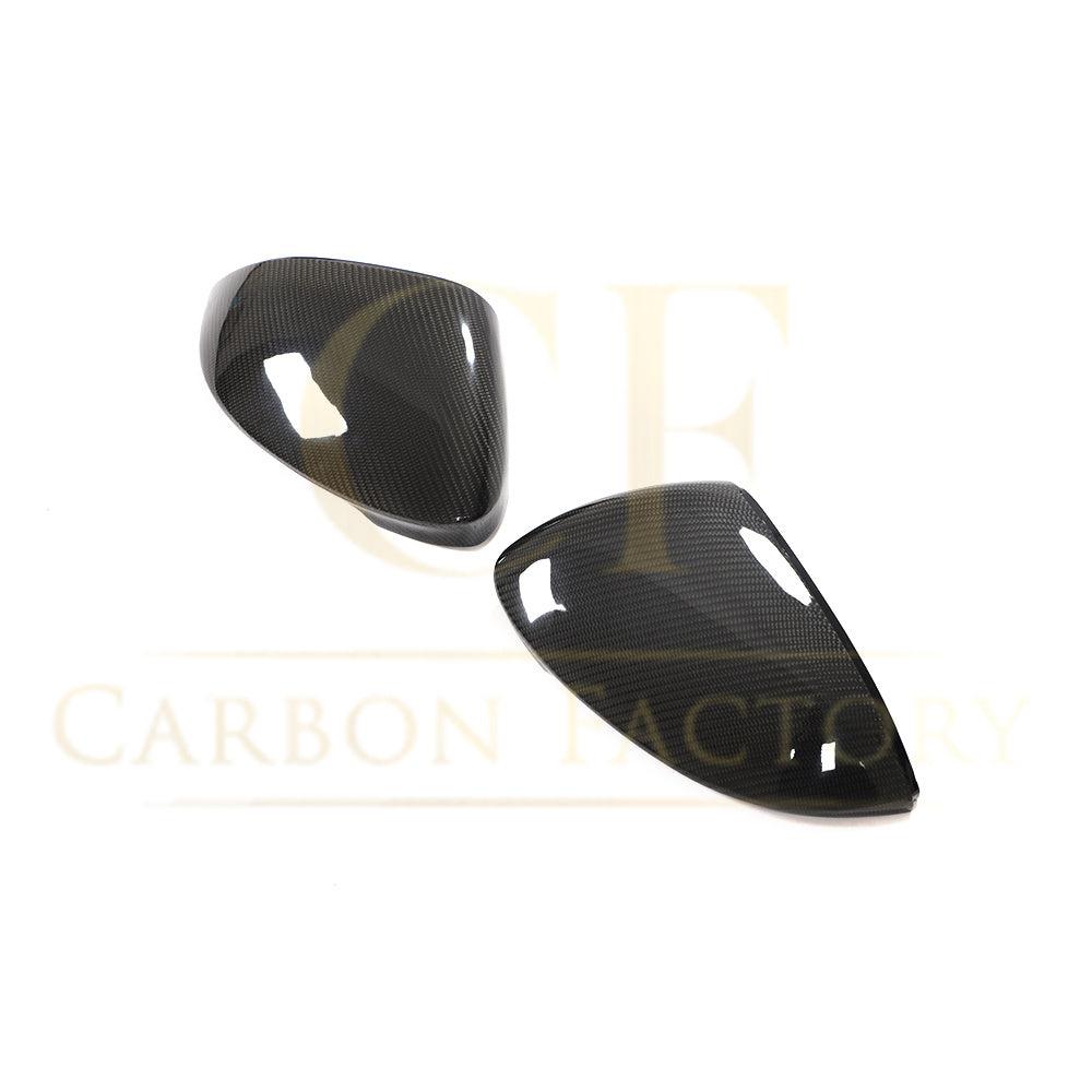 Carbon Fibre Replacement Mirror Covers for VW Golf MK8 inc GTI & R 21-Present - Carbon Factory