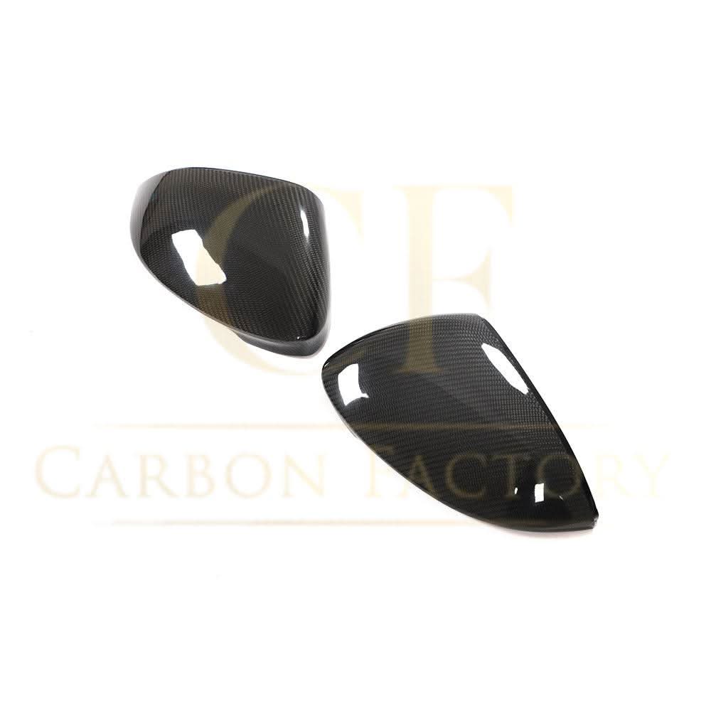 Carbon Fibre Replacement Mirror Covers for VW Golf MK8 inc GTI & R 21-Present - Carbon Factory