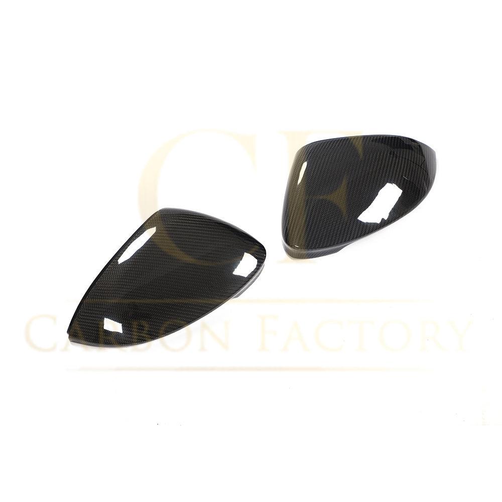Carbon Fibre Replacement Mirror Covers for VW Golf MK8 inc GTI & R 21-Present - Carbon Factory