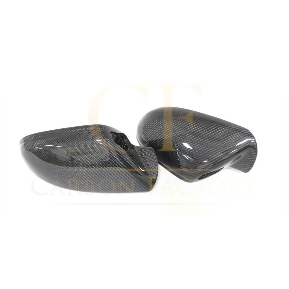 Carbon fibre mirror covers for Audi C7 A6 S6 RS6 2012-2018, sleek replacement exterior accessory.
