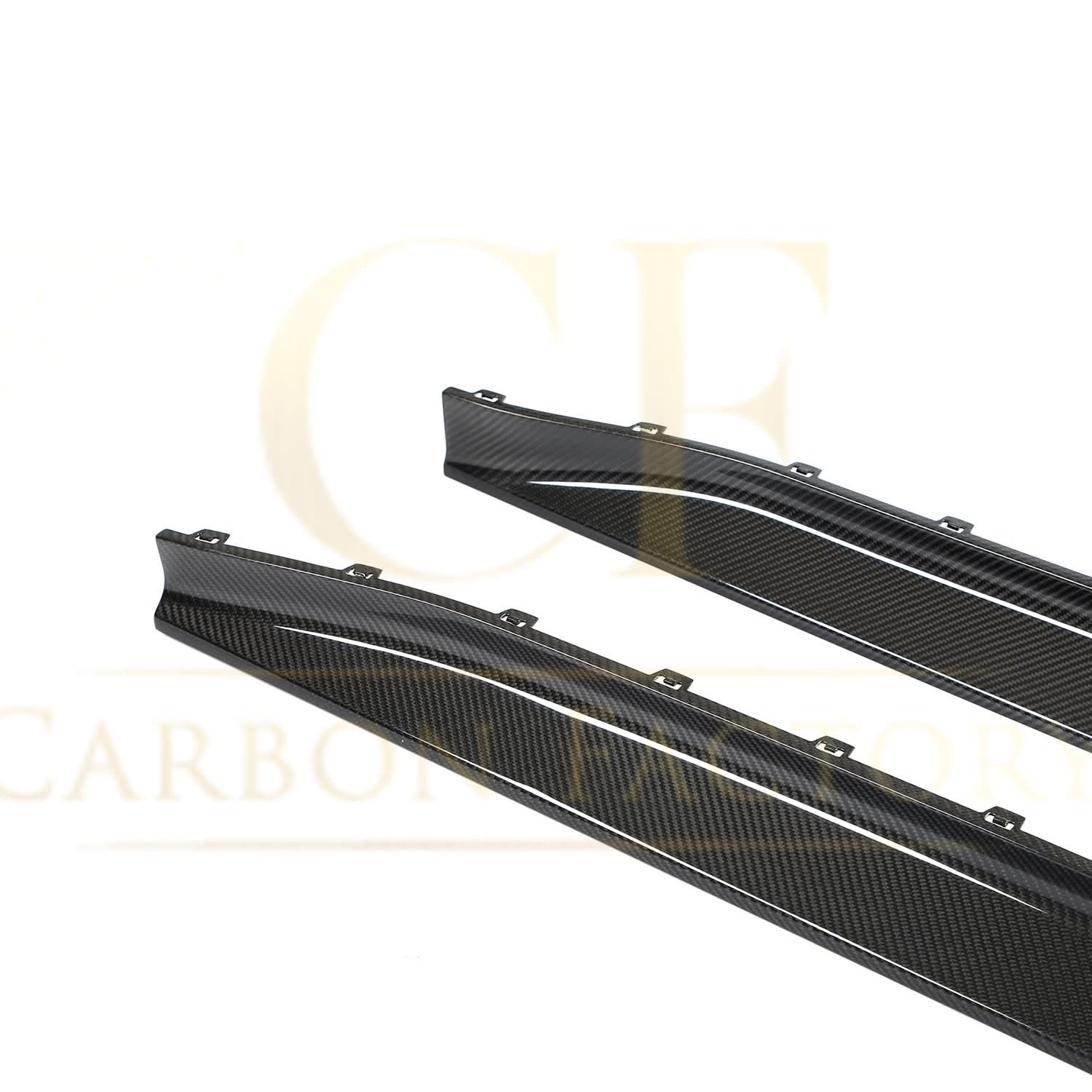 3D Style Carbon Fibre Side Skirts for BMW G80 M3 21-Present - Carbon Factory