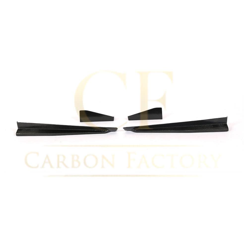AB Style Carbon Fibre Side Skirts for Audi 8S TTS TTRS MK3 15-18 - Carbon Factory
