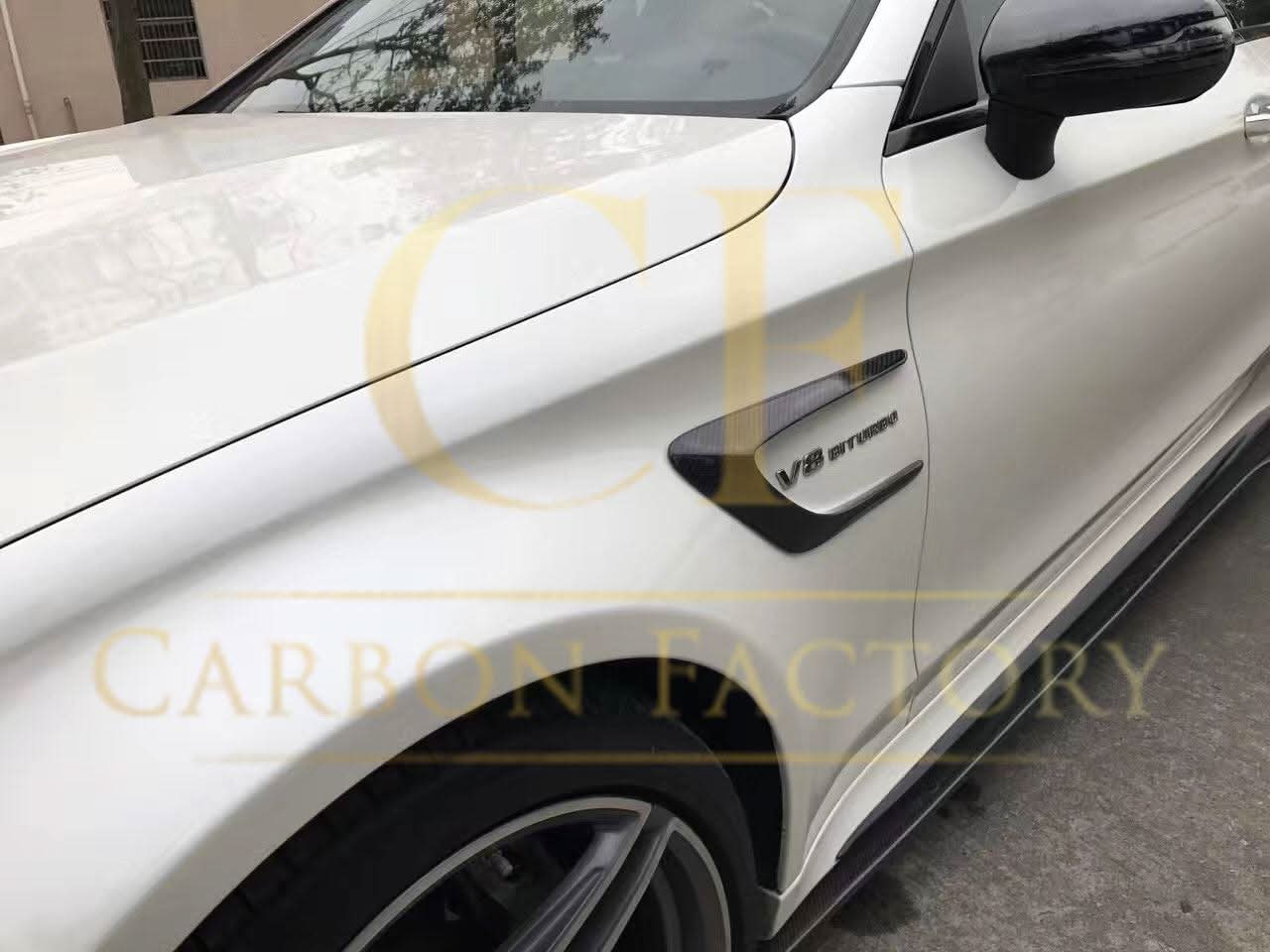 AMG Style Carbon Fibre Side Skirts for Mercedes W205 C Class & C63 15-21 - Carbon Factory