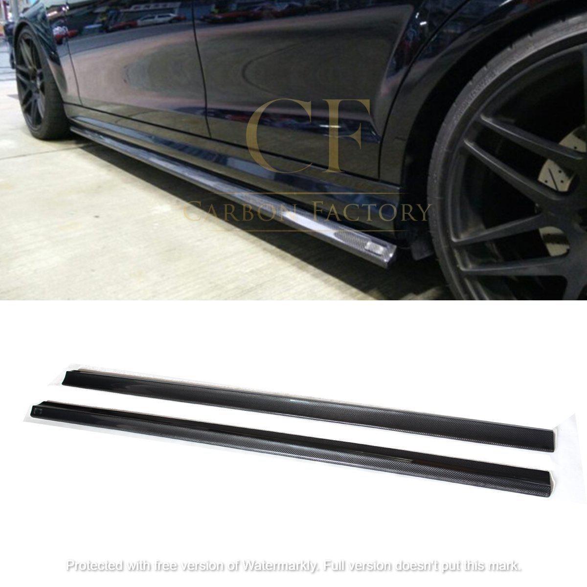 Carbon Fibre Side Skirts for Mercedes Benz W204 C63 Facelift 12-14 - Carbon Factory