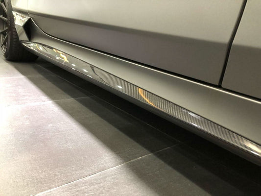 Carbon Fibre Side Skirts for Mercedes Benz W222 S Class Coupe 14-17 - Carbon Factory