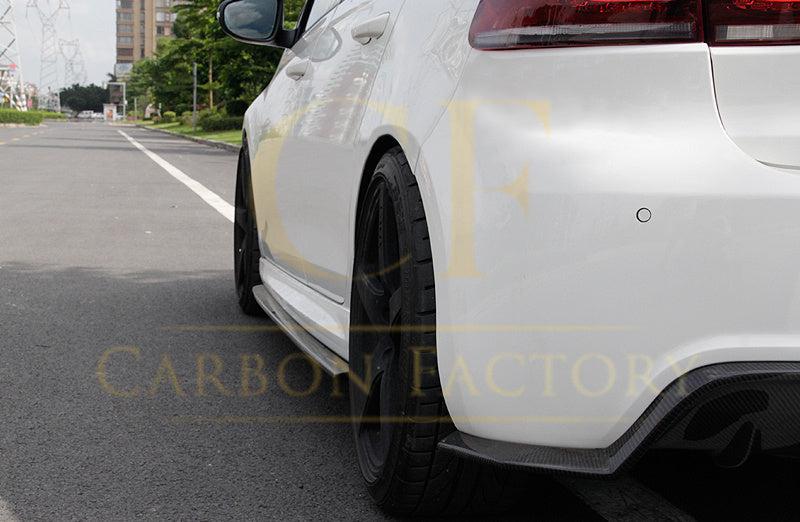 EXO Style Carbon Fibre Side Skirts for VW Golf MK6 R20 08-13 - Carbon Factory