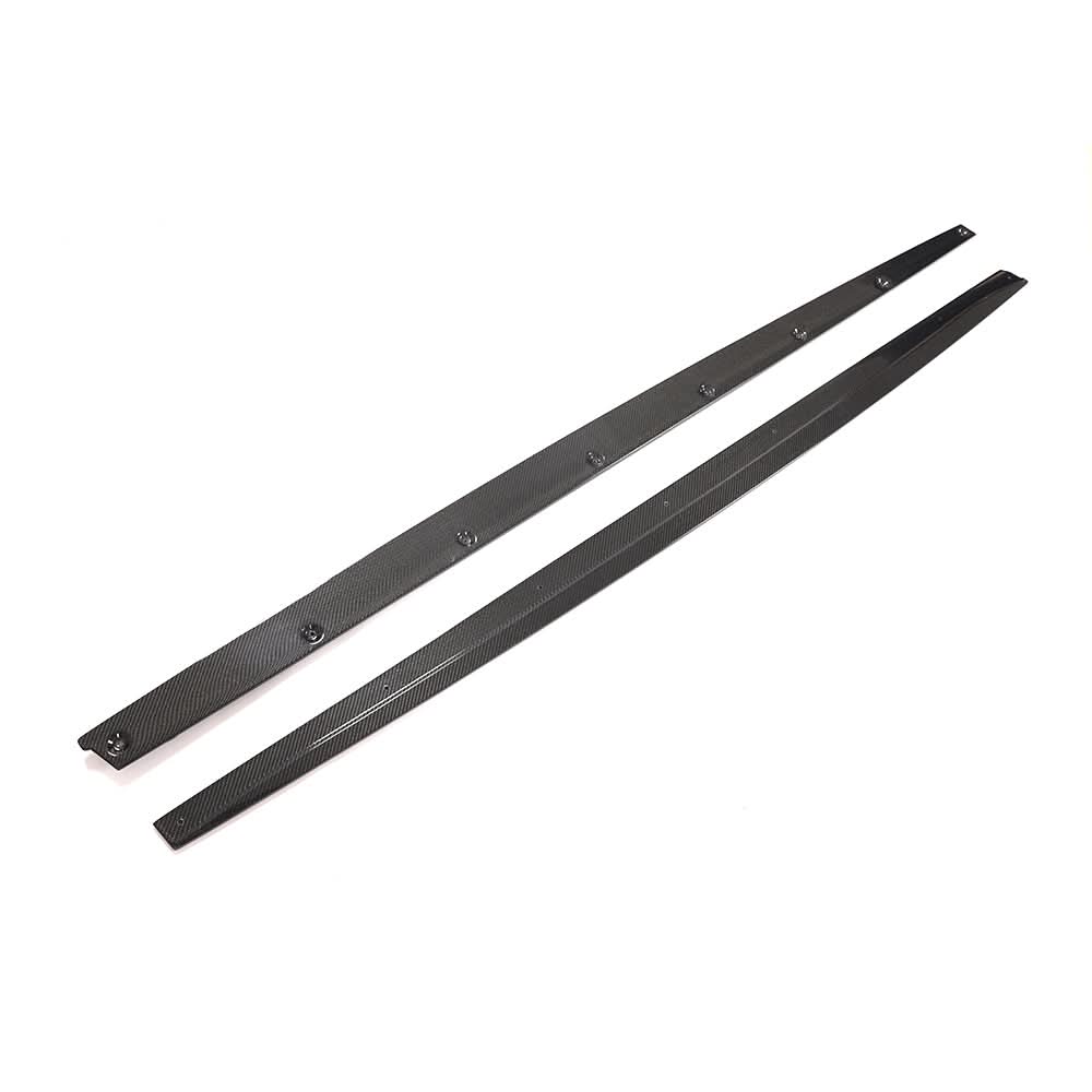 MP Style Carbon Fibre Side Skirts Extension for BMW F80 M3 14-20 - Carbon Factory
