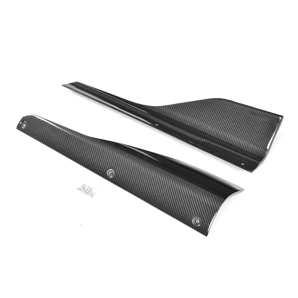 Carbon fibre side skirt for BMW F22 2 Series and M2 F87 from MP Style, showcasing sleek, lightweight automotive accessory.