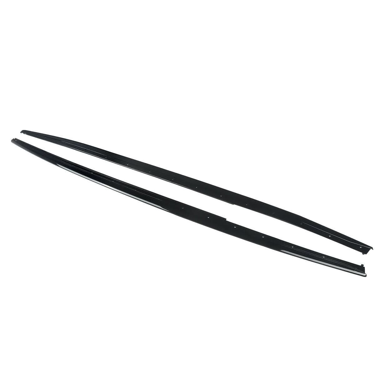 Carbon fibre side skirts for BMW F30 F31 3 Series 2013-2018, MP Style, showing sleek, aerodynamic design on vehicle side.