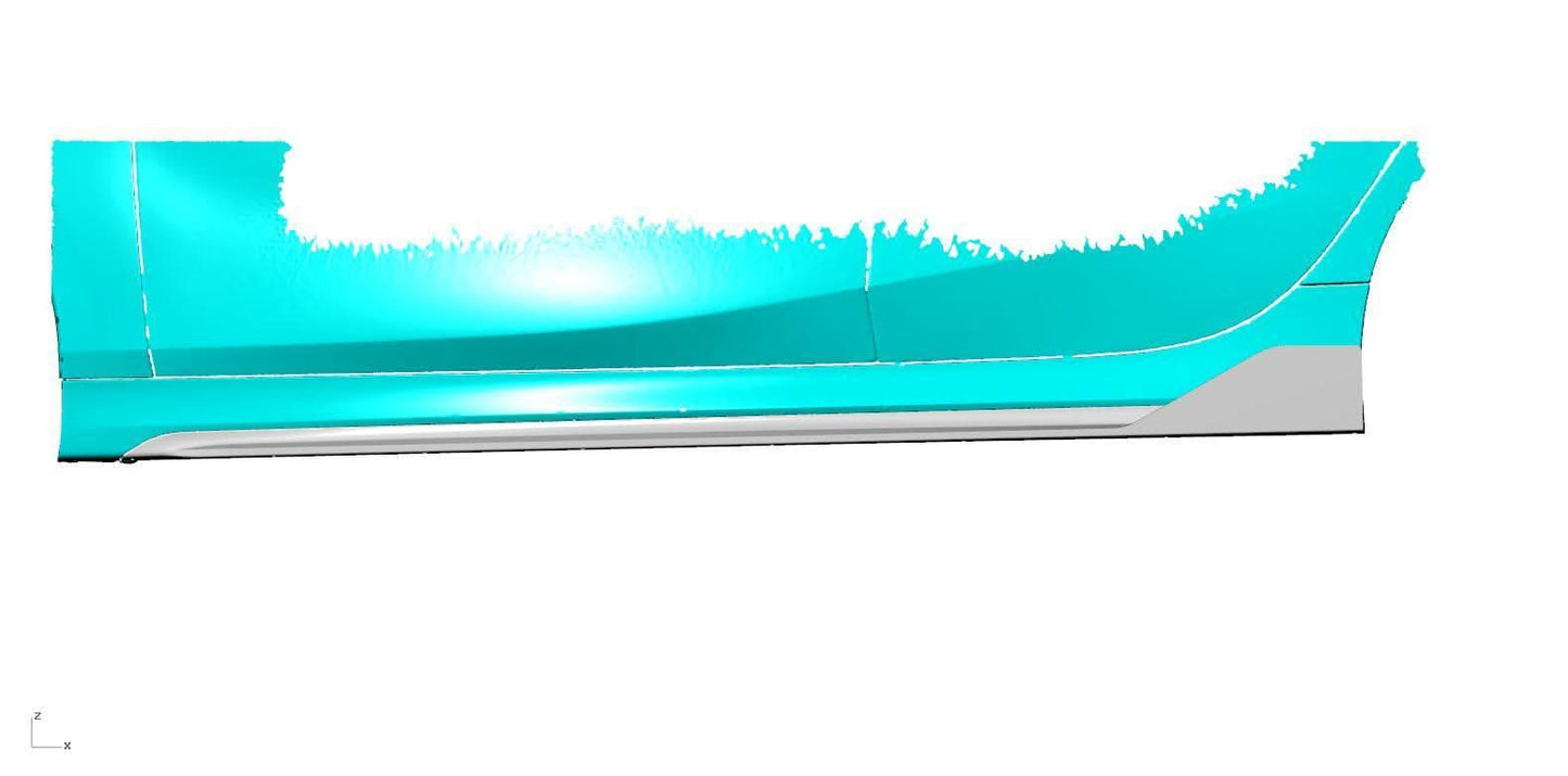 MP Style Carbon Fibre Side Skirts for BMW F40 1 Series 19-24 - Carbon Factory