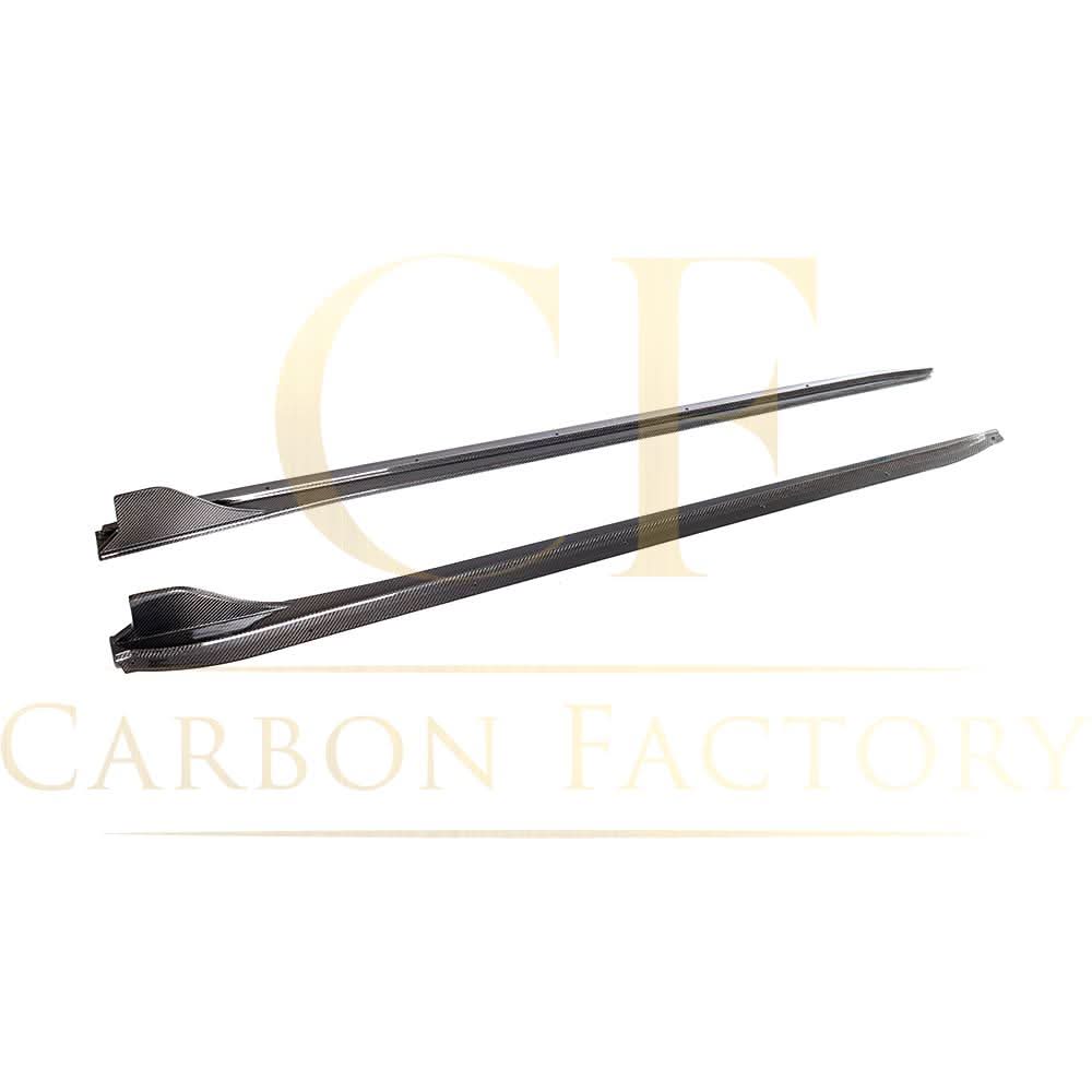 P Style Carbon Fibre Side Skirts for Porsche Boxster & Cayman 718 16-19 - Carbon Factory