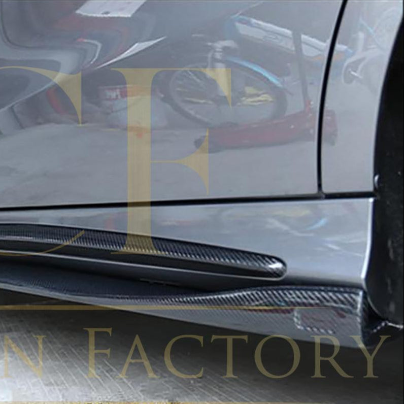 RZ Style Carbon Fibre Side Skirts for Mercedes Benz W176 A Class C117 Coupe 13-18 - Carbon Factory
