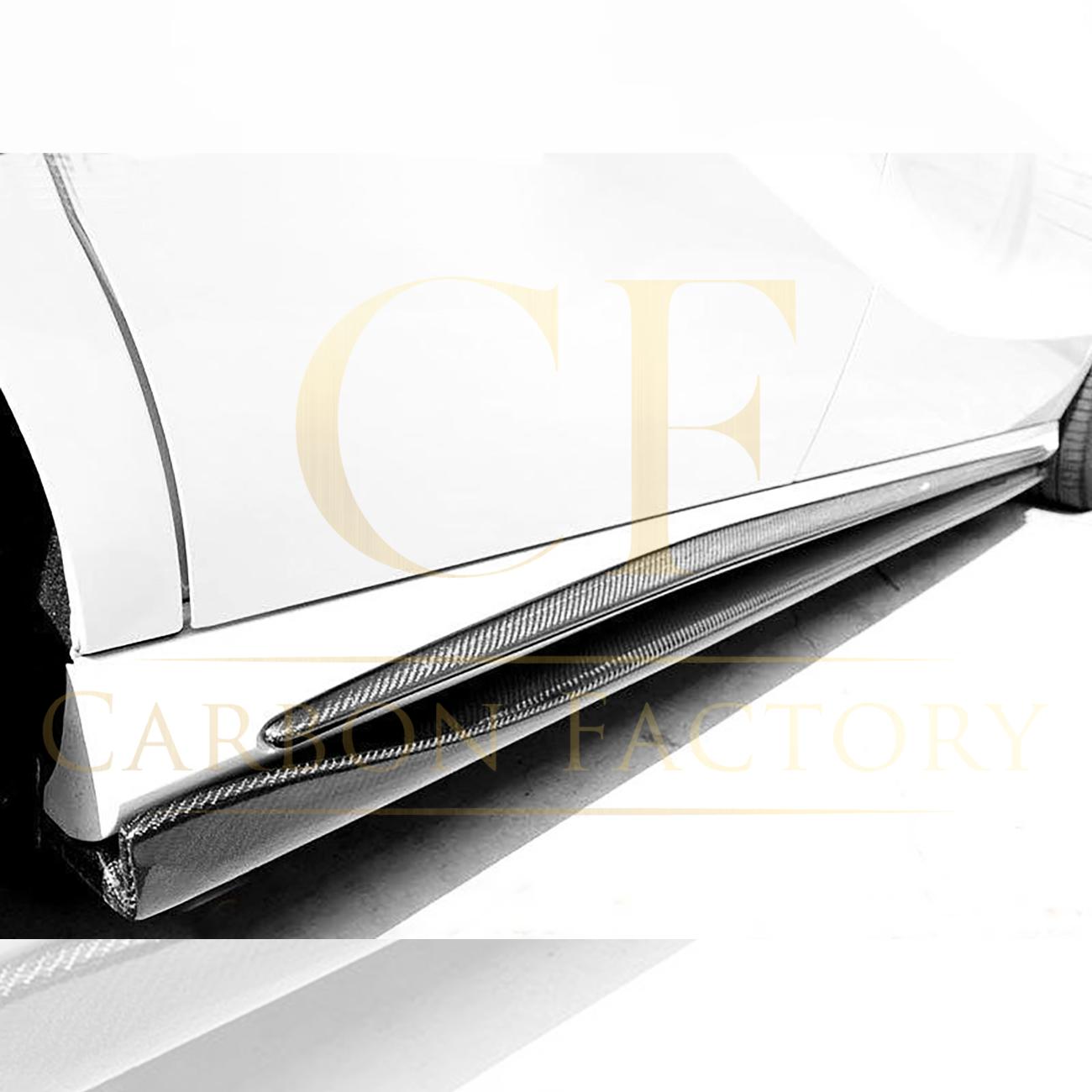 RZ Style Carbon Fibre Side Skirts for Mercedes Benz W176 A Class C117 Coupe 13-18 - Carbon Factory