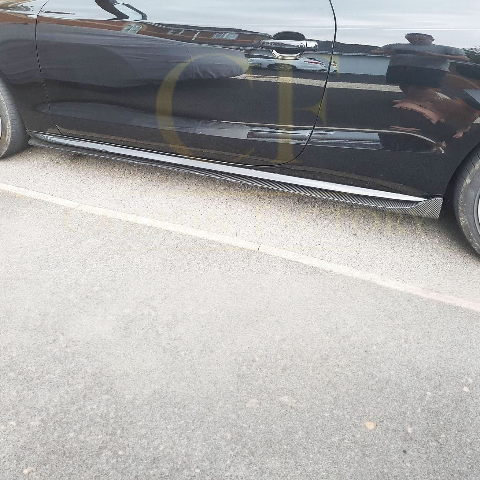 V Style Carbon Fibre Side Skirts for Audi B8 B8.5 A5 S5 2 Door 07-16 - Carbon Factory