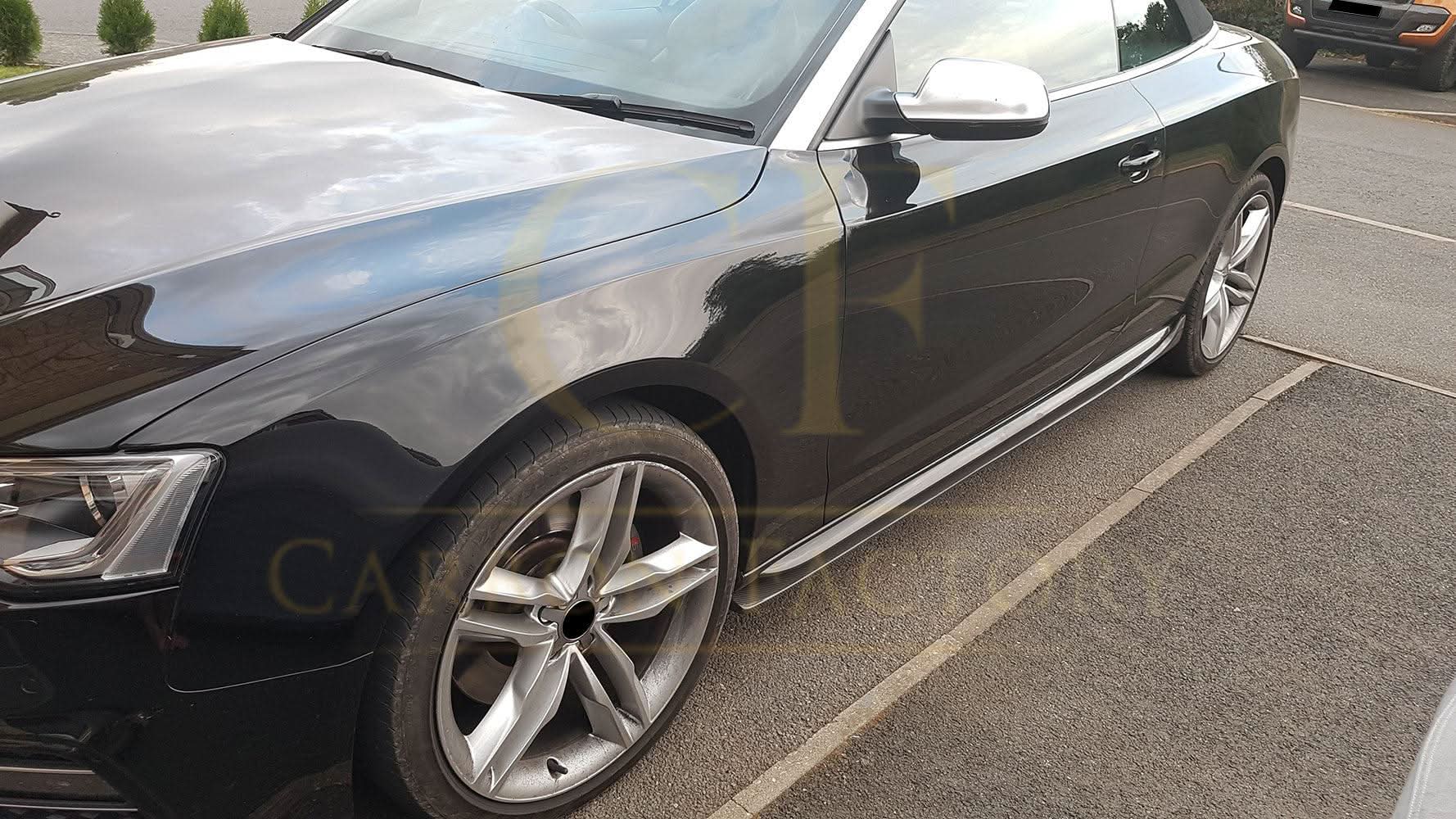 V Style Carbon Fibre Side Skirts for Audi B8 B8.5 A5 S5 2 Door 07-16 - Carbon Factory