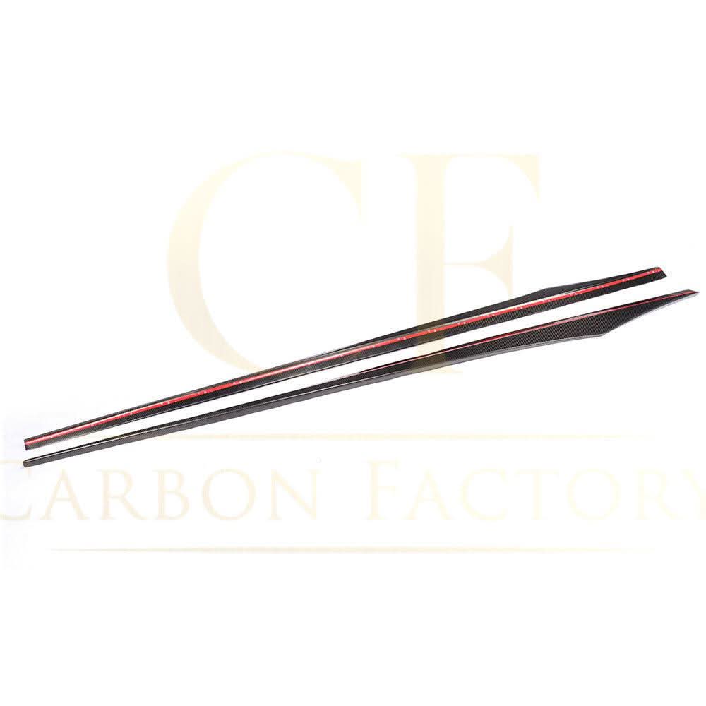 V Style Carbon Fibre Side Skirts for BMW 6 Series F06 inc M6 4 Door 11-18 - Carbon Factory